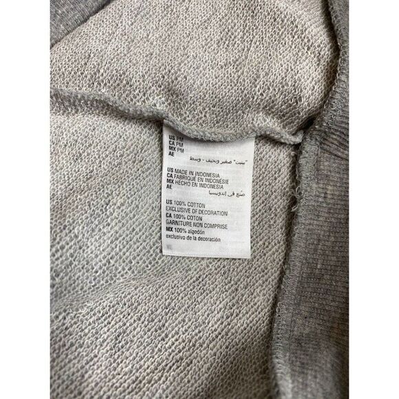 Charter Club Scottie Dog Sweatshirt Top Women's PETITE MEDIUM Gray Black Relaxed - Picture 9 of 10